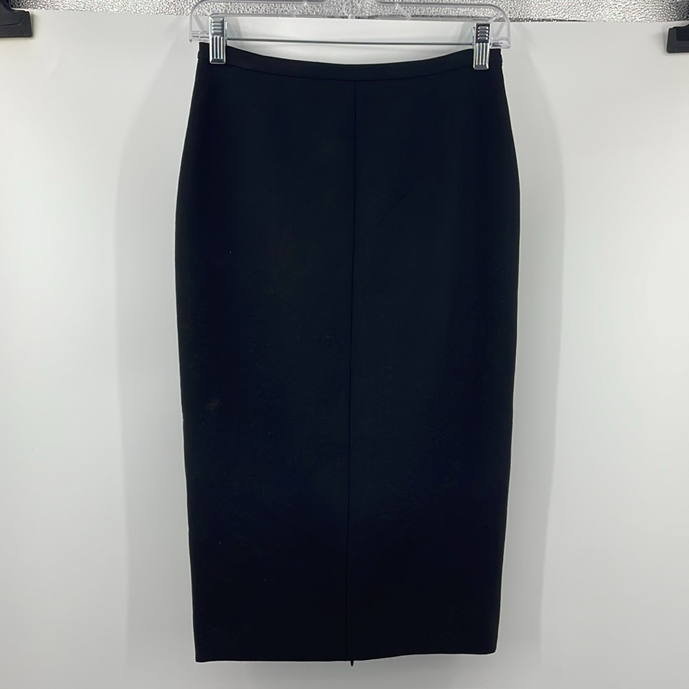 Diane Von Furstenberg DVF black Samara Pencil Skirt Size 2